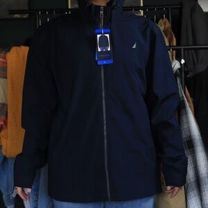 Nautica Men's Dark Blue Windbreaker